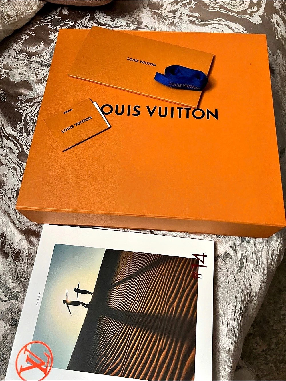 Louis Vuitton Box with The Book #14 Catalog, Ribbon & Envelopes
